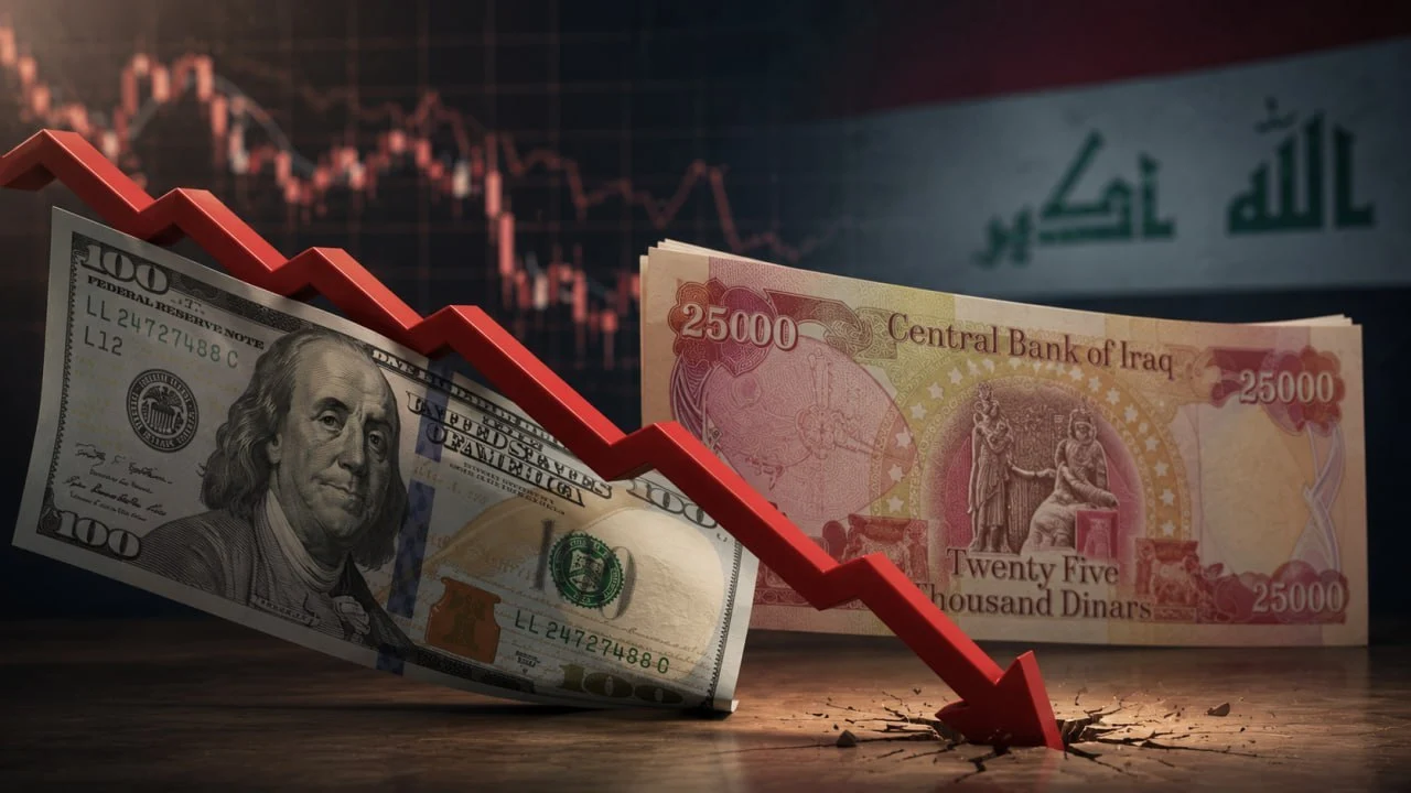 أسعار صرف الدولار تتراجع أمام الدينار العراقي بشكل واضح